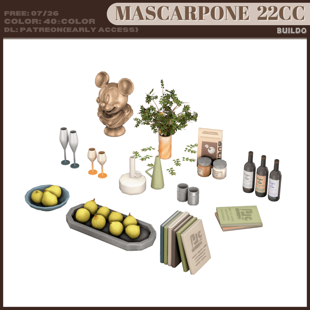 Галерея мода Набор мебели для столовой Mascarpone Dining #2